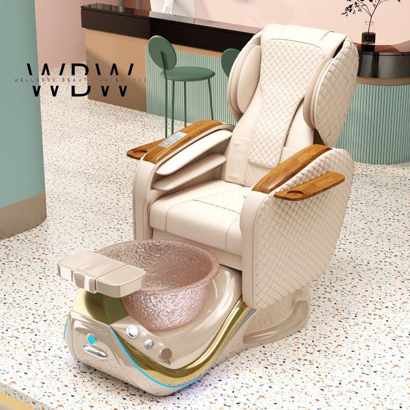 Luxury Full-Body Massage Pedicure Chair with Foot Spa